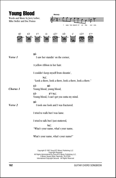 youngblood 5 seconds of summer chords