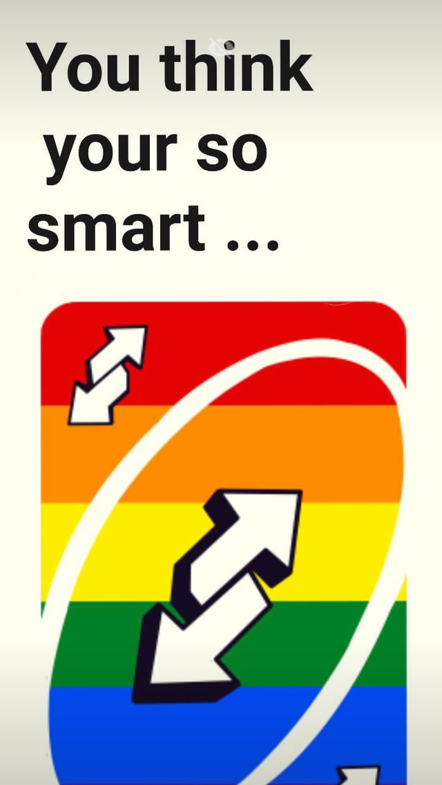 your gay uno card