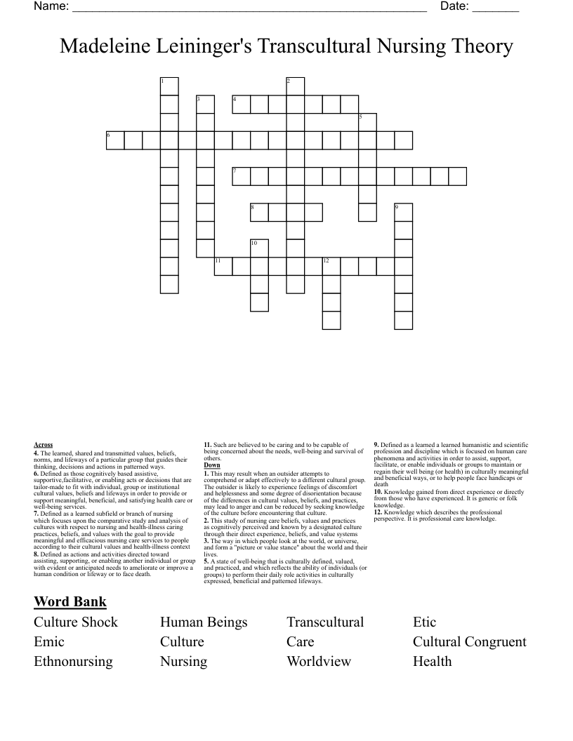 your knowledge is gained by experience crossword clue