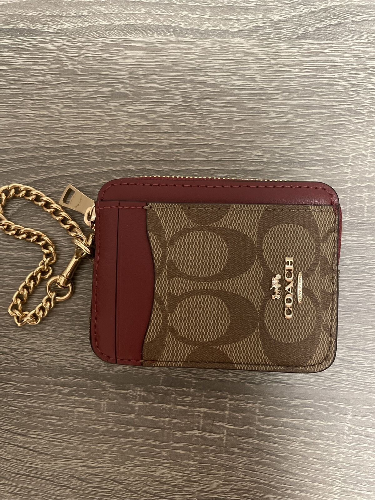 zip card case coach