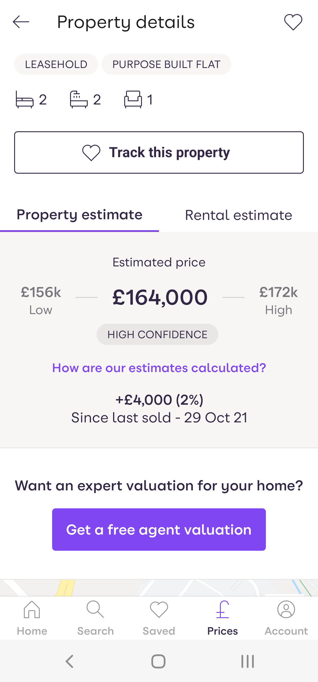 zoopla sold prices